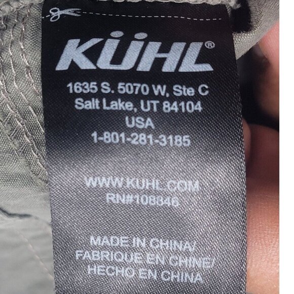 Kuhl Shorts Women 8 Gray Splash Gorpcore Camping Fishig Outdoors Hiking 6078 - Picture 7 of 11